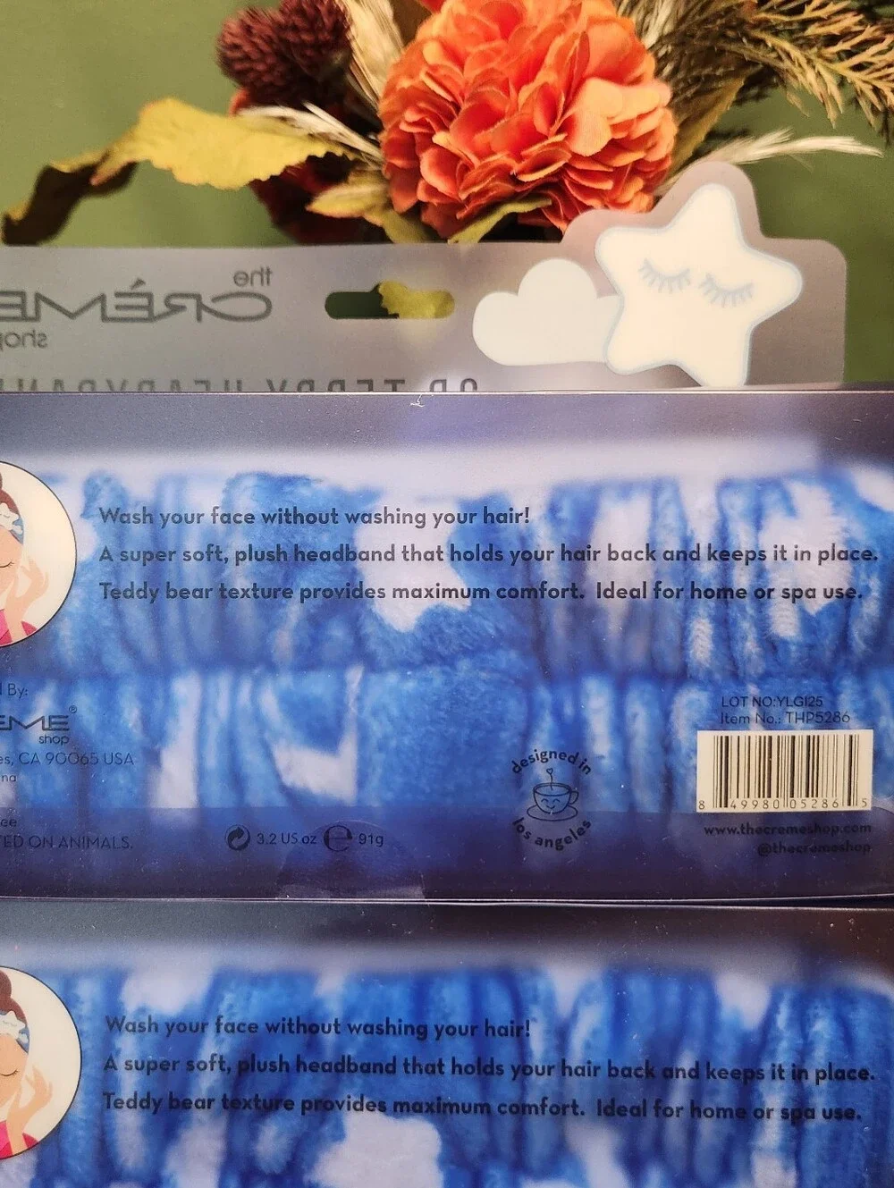 The Creme Shop 3D Plushie Headband, Set Of 2